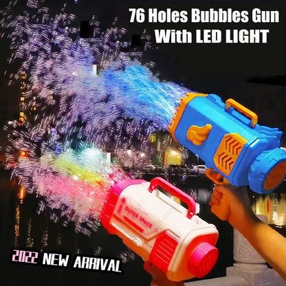 Soap Bubbles Machine Gun - Automatic Blower With Light