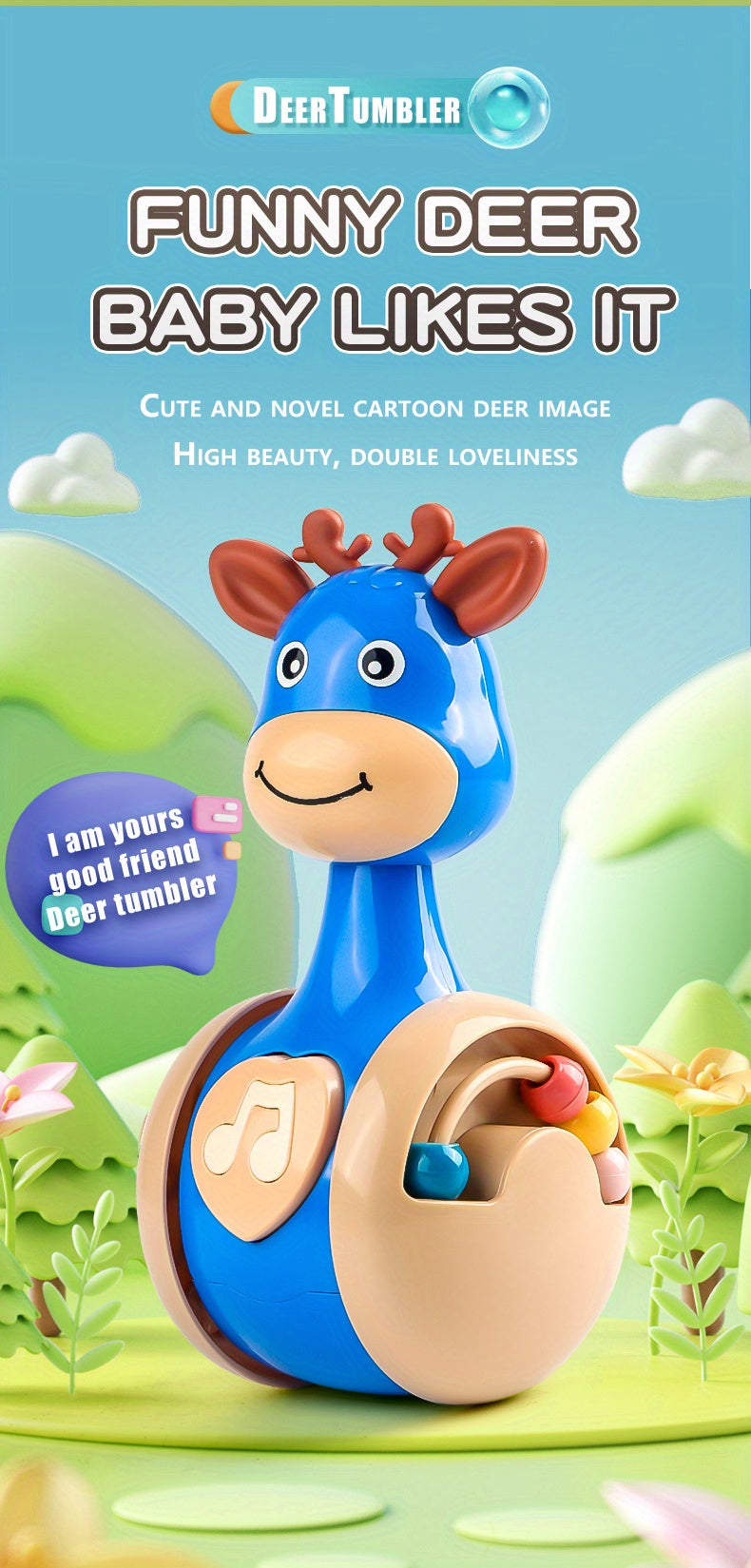 Roly Poly Baby Toy - Perfect for learning to Climb & Early Education!